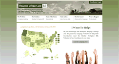 Desktop Screenshot of healthyworkplacebill.org