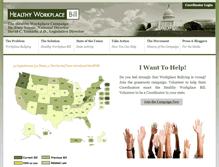 Tablet Screenshot of healthyworkplacebill.org